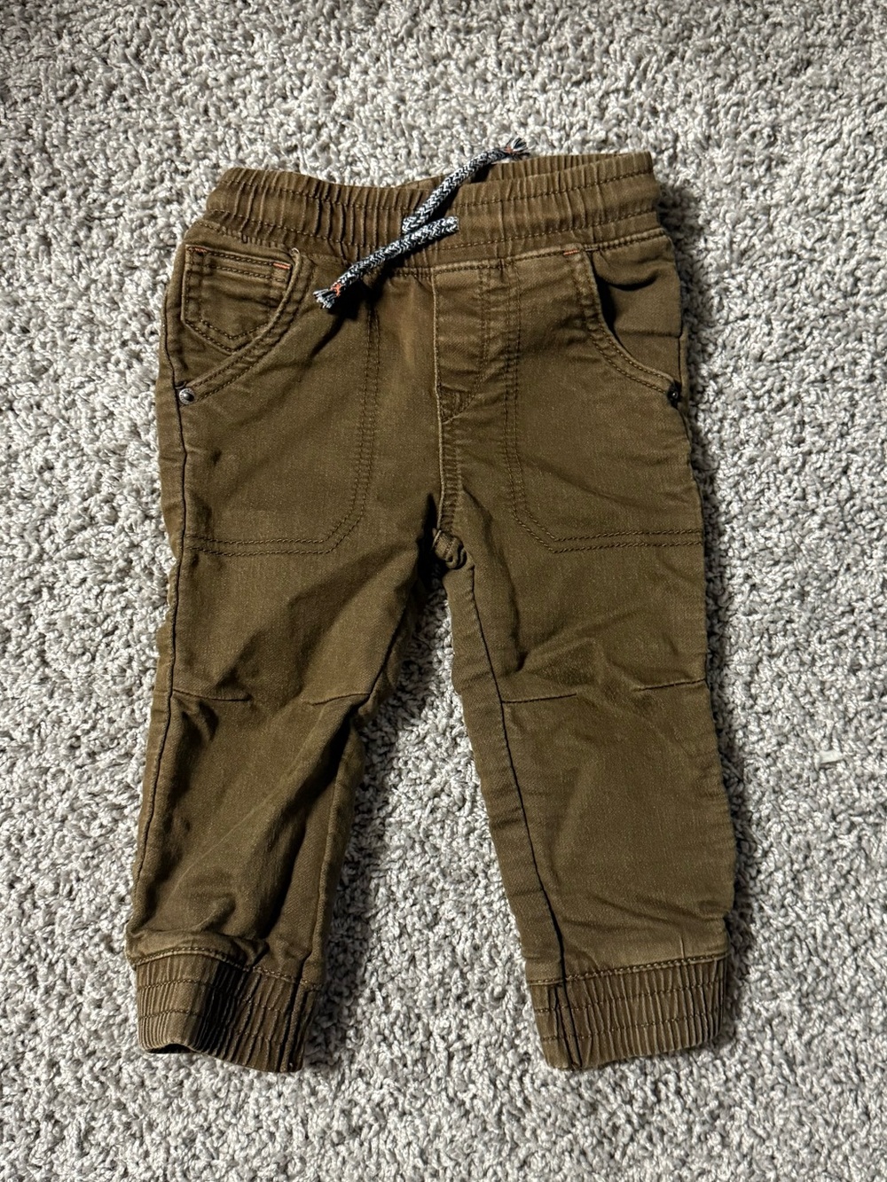 Cat & Jack Brown Jogger Sweatpants with Drawstring